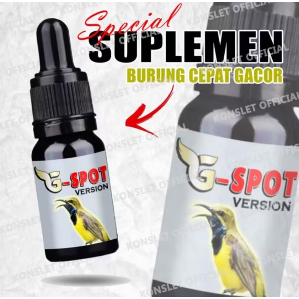 GSPOT G SPOT G-SPOT VITAMIN BURUNG GSPOT SUPLEMEN PENGGACOR BURUNG