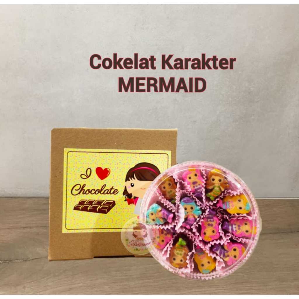

.CTB coklat karakter mermaid lucu unik enak halal ( DS BGR )