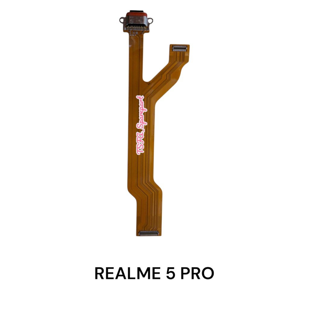 FLEXIBEL CHARGER REALME 5 PRO PLUS KONEKTOR CHARGER ORI
