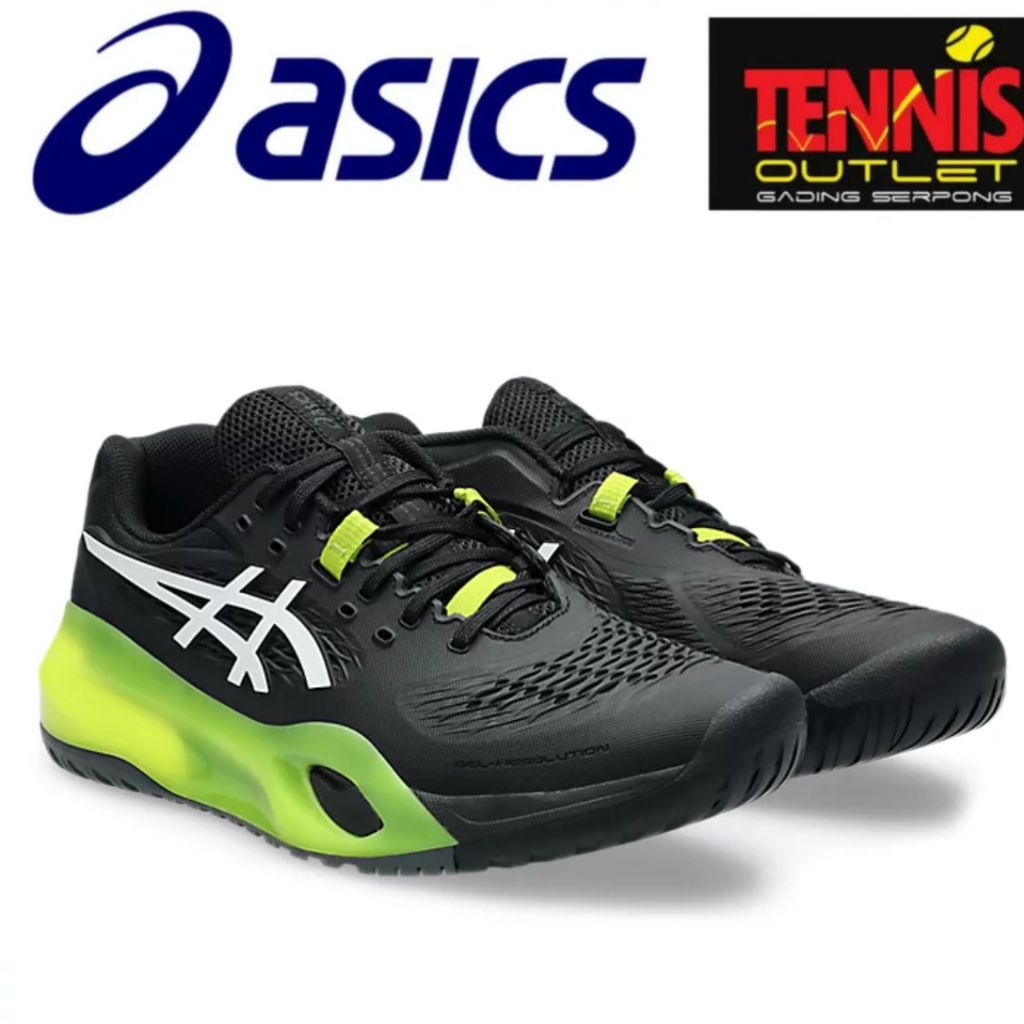 Sepatu Tennis Asics Gel-Resolution X Men (Black/White)-100%ORIGINAL/Size Chart di Slide Terakhir