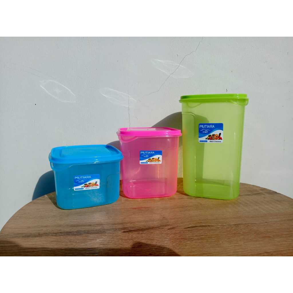 TOPLES PLASTIK ZAYN MUTIARA / KOTAK BUMBU / WADAH BUMBU SEALWARE DAPUR / KOTAK BUMBU WARNA / TOPLES 