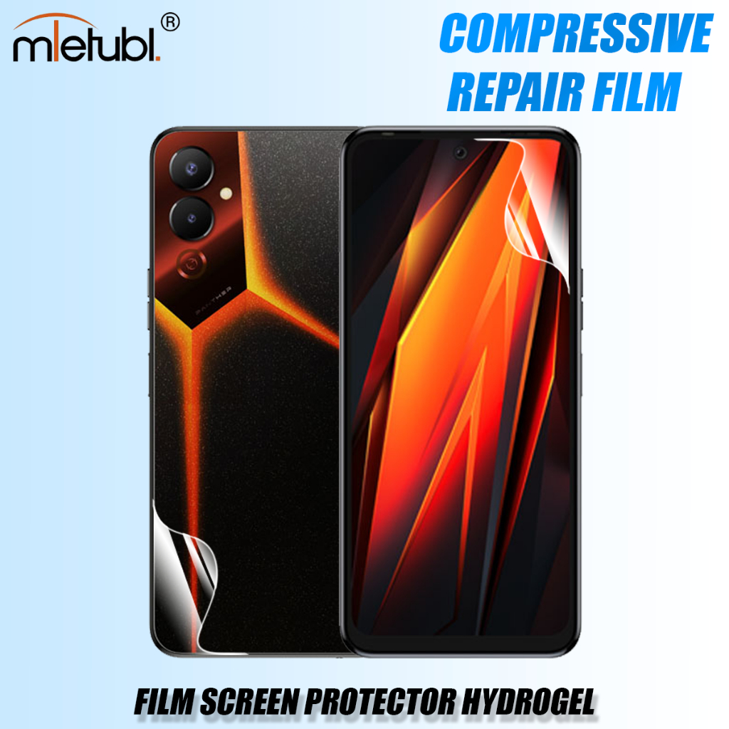 Tecno Pova 4 / Pova 4 Pro - Anti Gores Hydrogel Film Bukan Tempered Glass