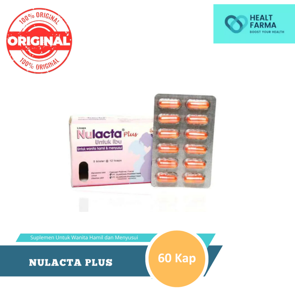 NULACTA PLUS KAPSUL, Suplemen Kesehatan Untuk Ibu Hamil dan Menyusui