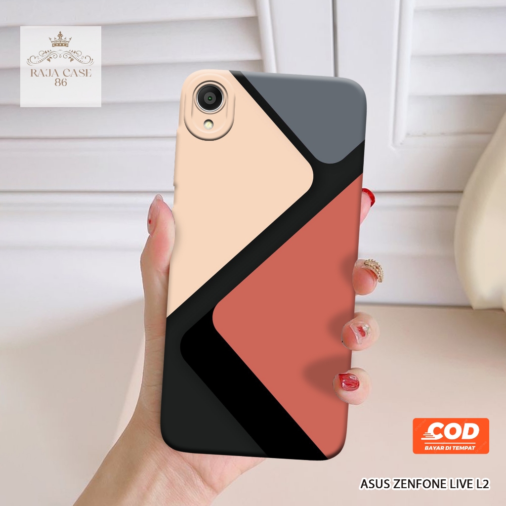 Case Asus Zenfone Live L2 - Rajacase - casing Asus Zenfone Live L2 - Motif case Abstrak - Pelindung 