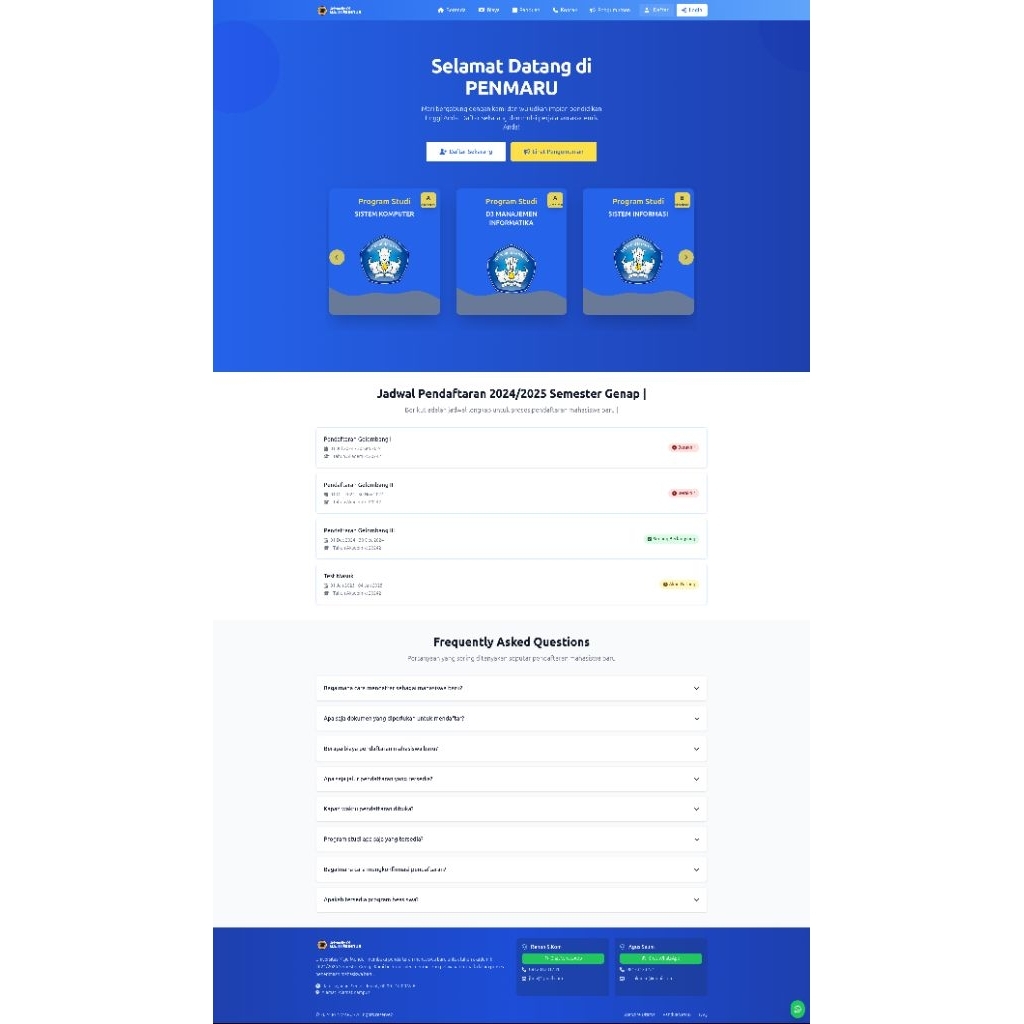 WEB Siakad Kampus Full Fitur all in one