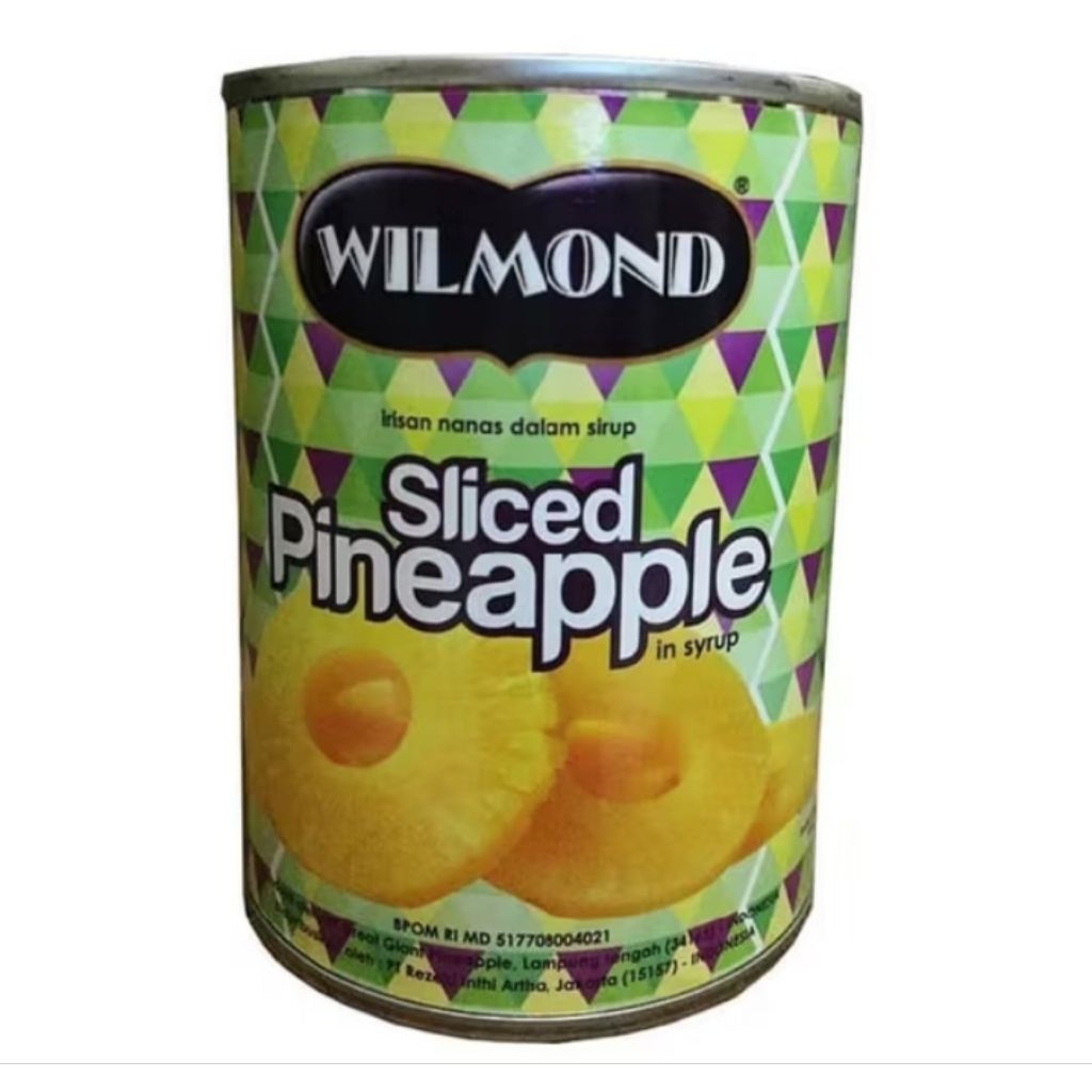 

WILMOND SLICE PINEAPPLE 565GR /IRISAN BUAH NANAS/ BUAH NANAS KALENG INSTAN