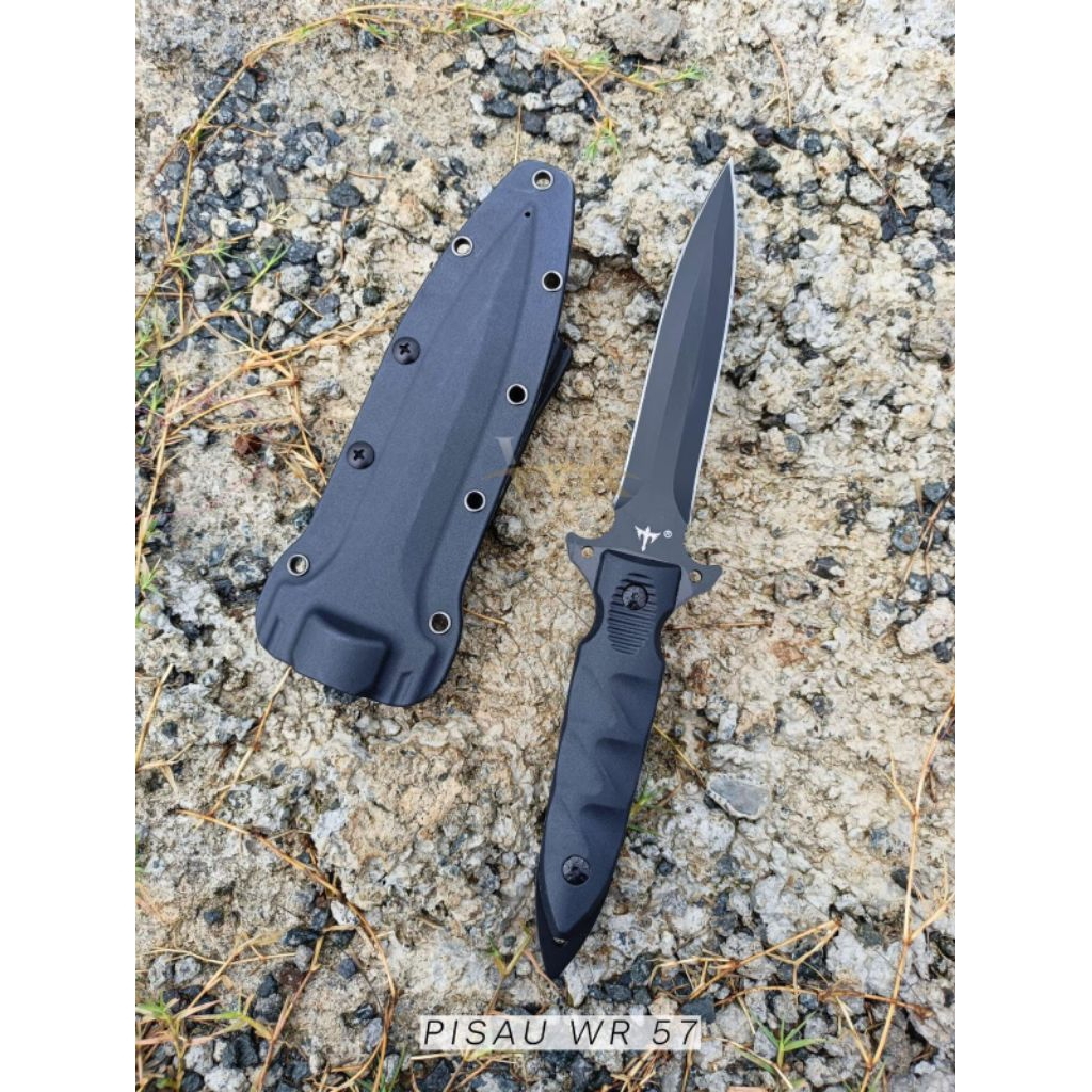 Pisau Camping Kydex WR-57 - Produk Siap Stok Pisau WR 57 dengan Desain Kydex