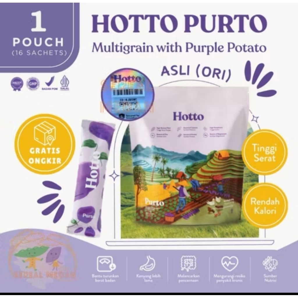 

Hotto Purto 1 pouch (16sachet)