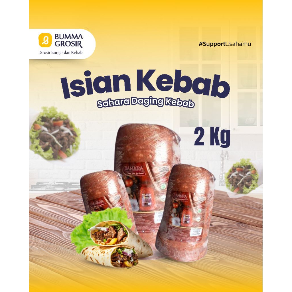 

Sahara Daging kebab - Daging Kebab Sapi - Daging Kebab Sahara Premium - Daging Kebab Tanpa Tiang 2kg