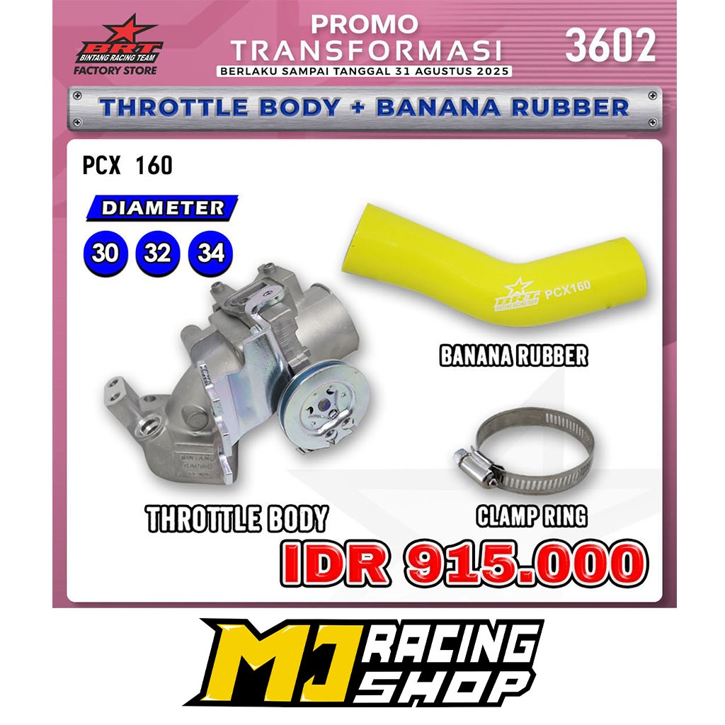 TB BRT PCX 160 / ADV 160 30mm 32mm 34mm THROTTLE BODY