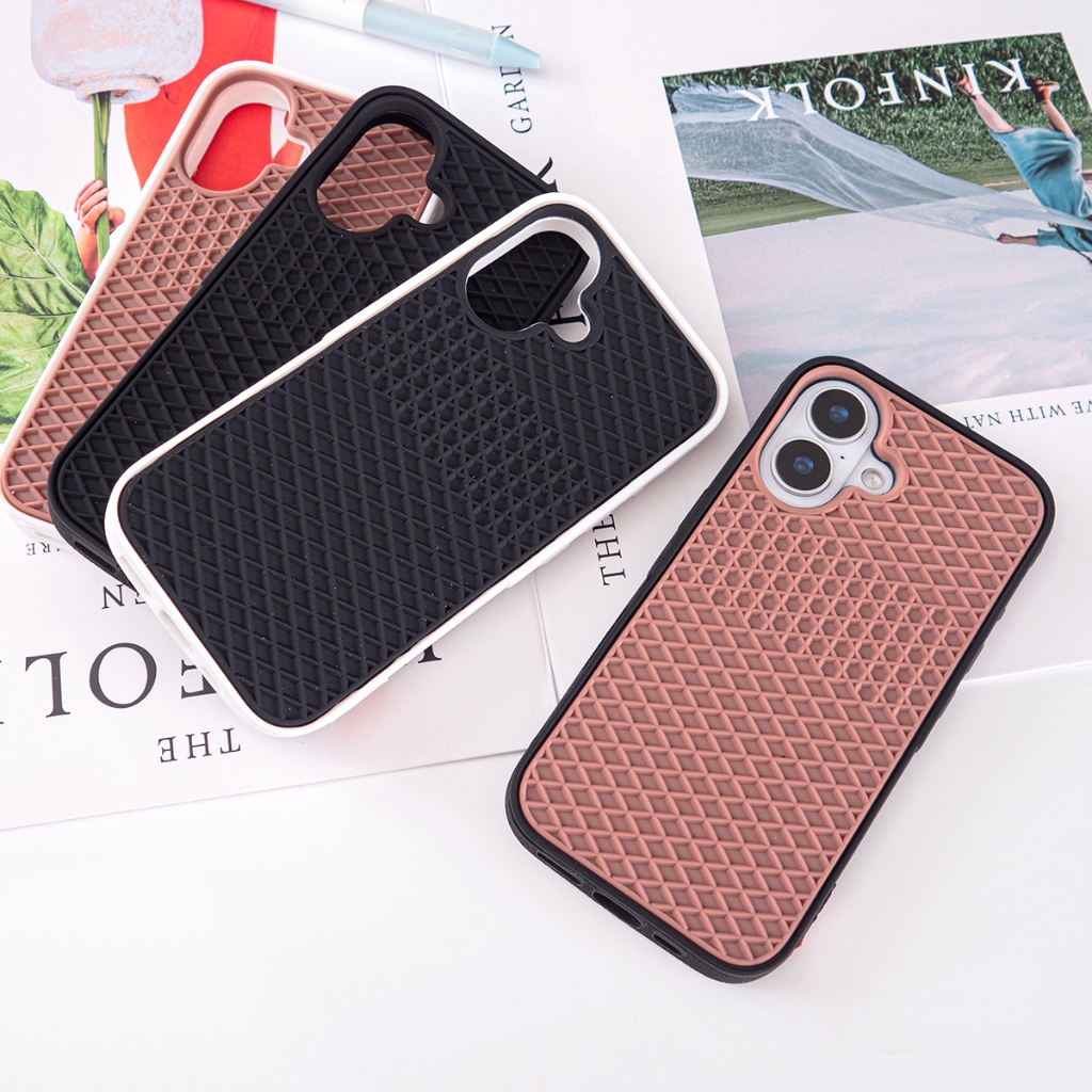vans waffle phone case for iphone 12mini 13 mini 14plus 15plus 16 pro max soft rubber covers
