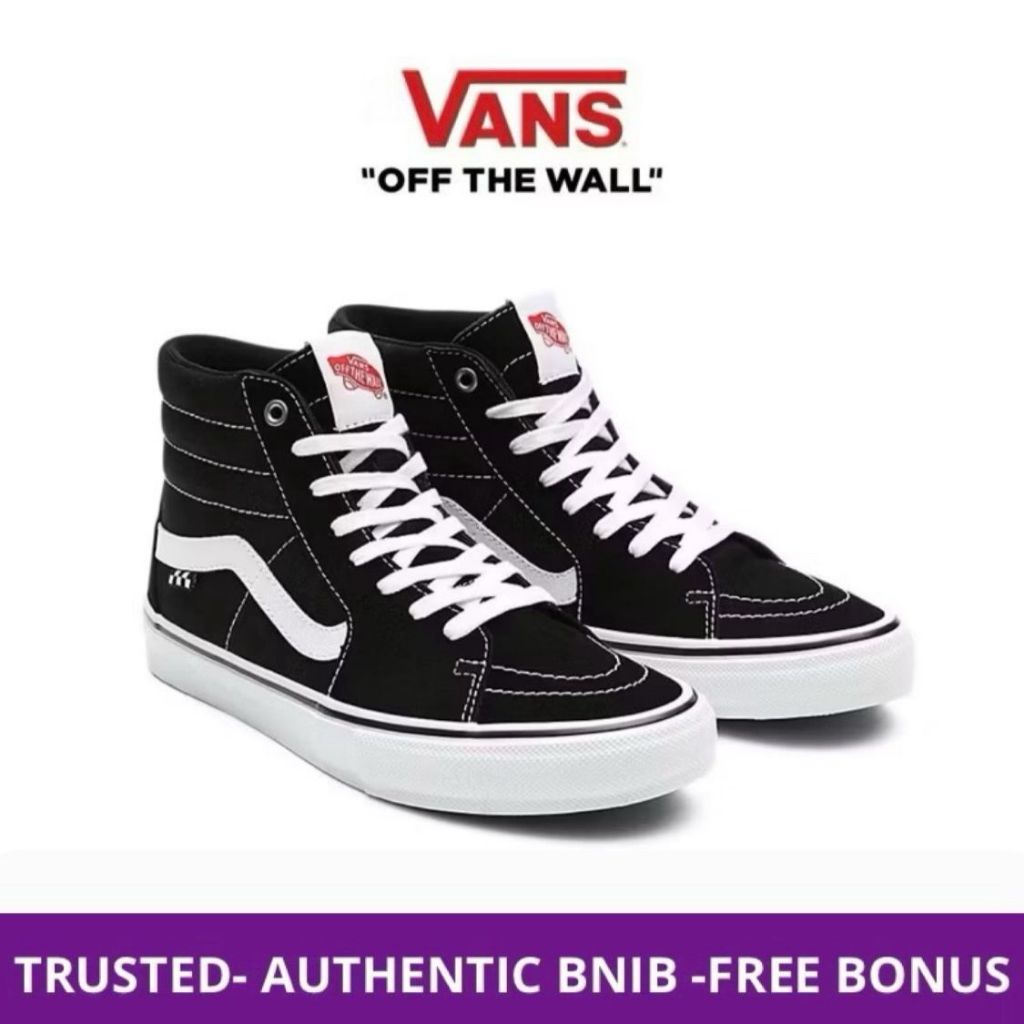 Vans Sk8-Hi Pro Skate Black White
