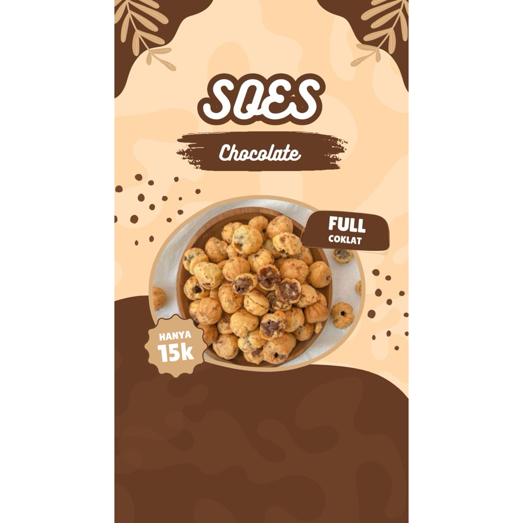 

Soes Kering Full Coklat