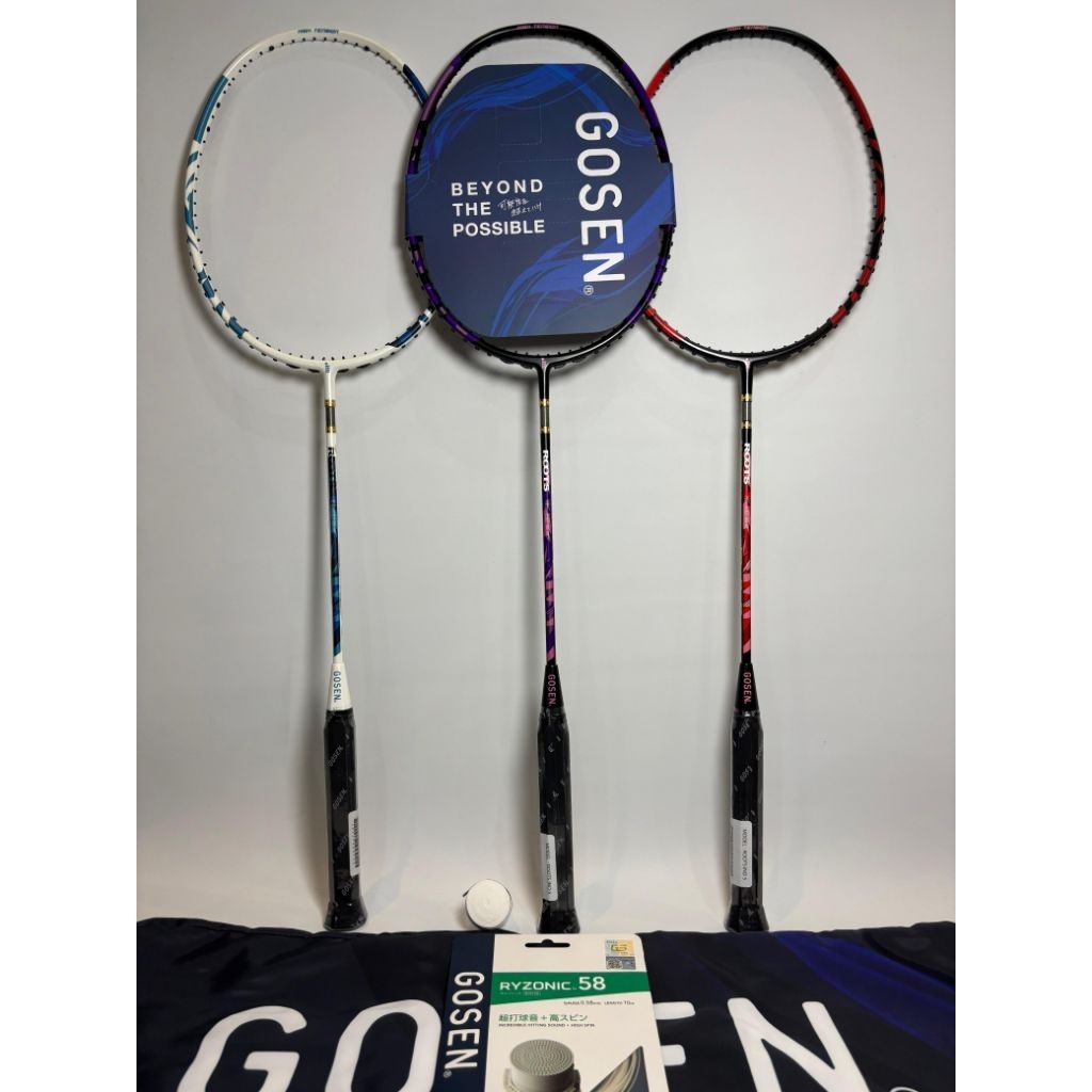 RAKET GOSEN ROOTS XUAN FENG FREE SENAR,GRIP,TAS DAN KAOS ORIGINAL 100%