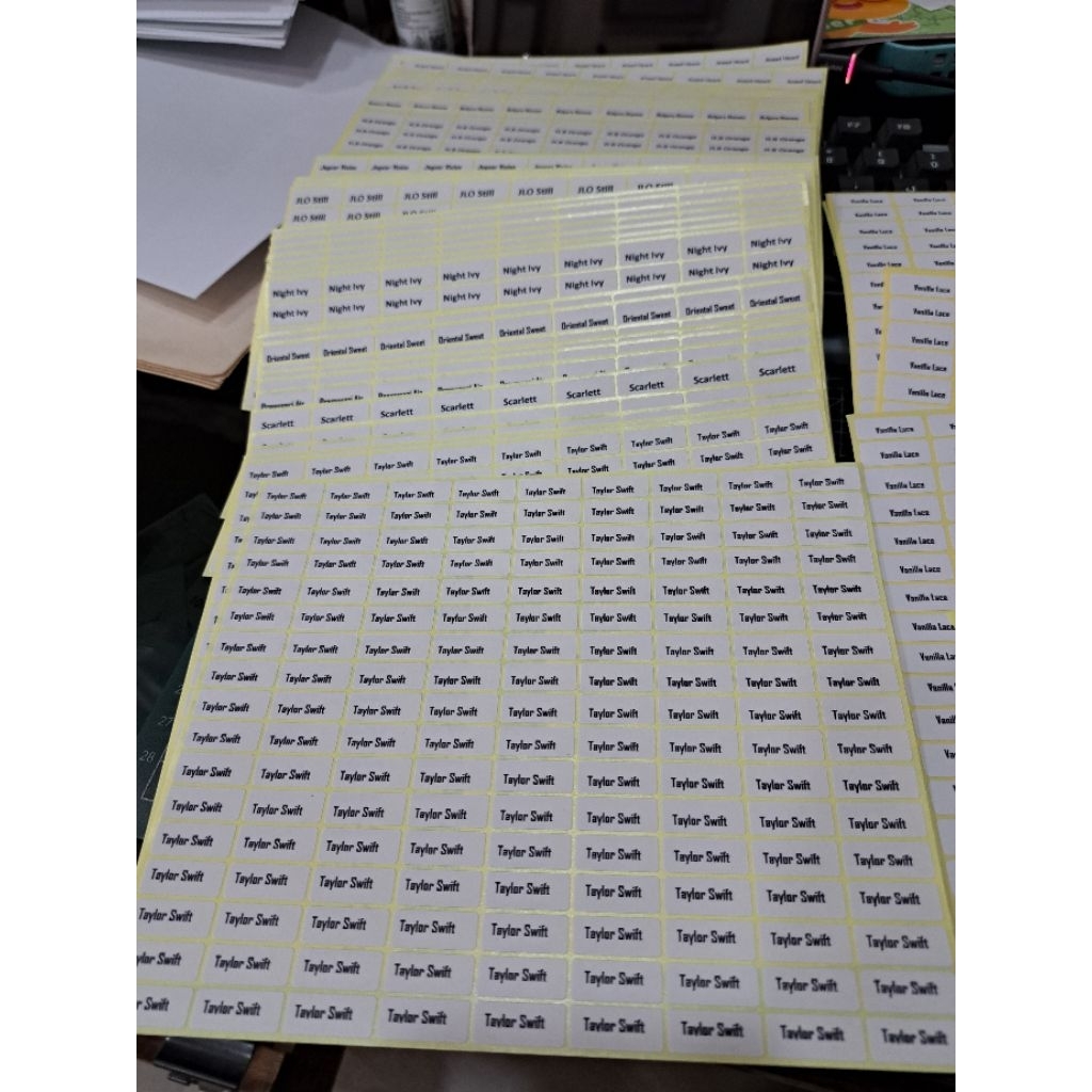 

Cetak nama/kode barang di stiker 112