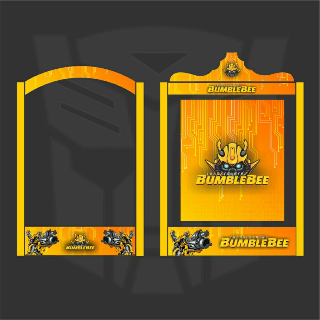 Sticker DECAL sangkar burung gepengan