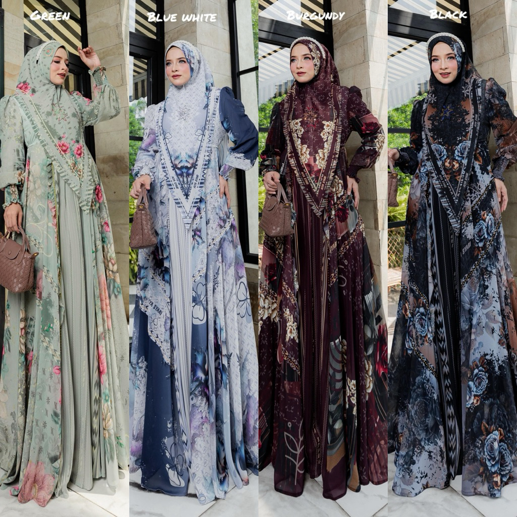 Mozza Syar’i- Alya_Syar’i ZAHIRA Series Muslim Fashion terbaru