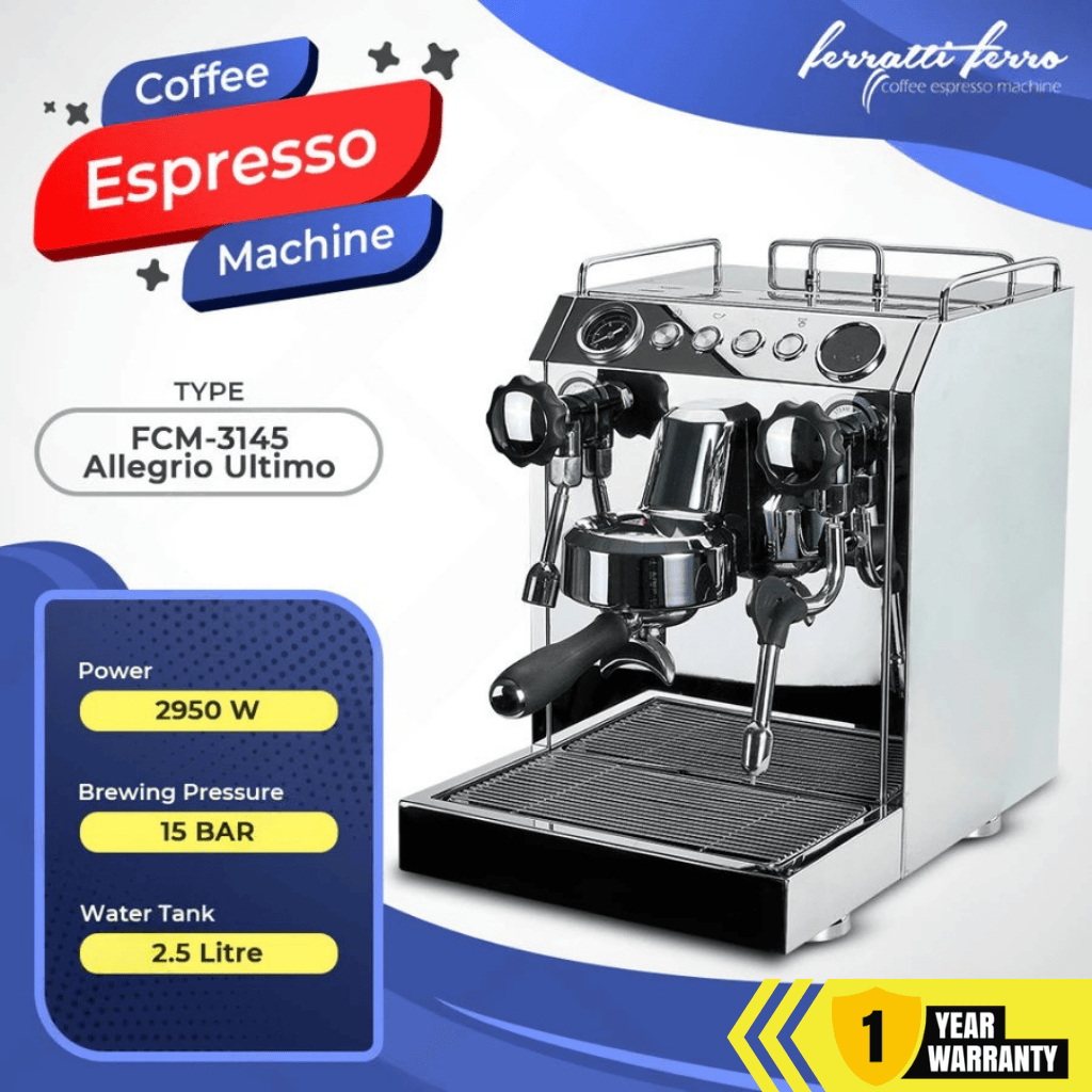 Mesin Kopi Espresso Ferratti Ferro FCM-3145 Allegrio Ultimo