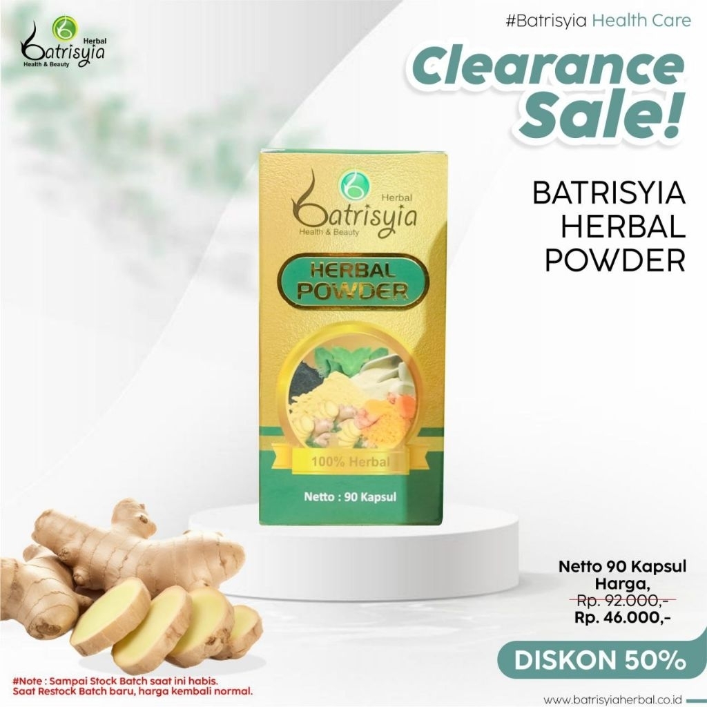 

Batrisyia Herbal Powder 90 Kapsul