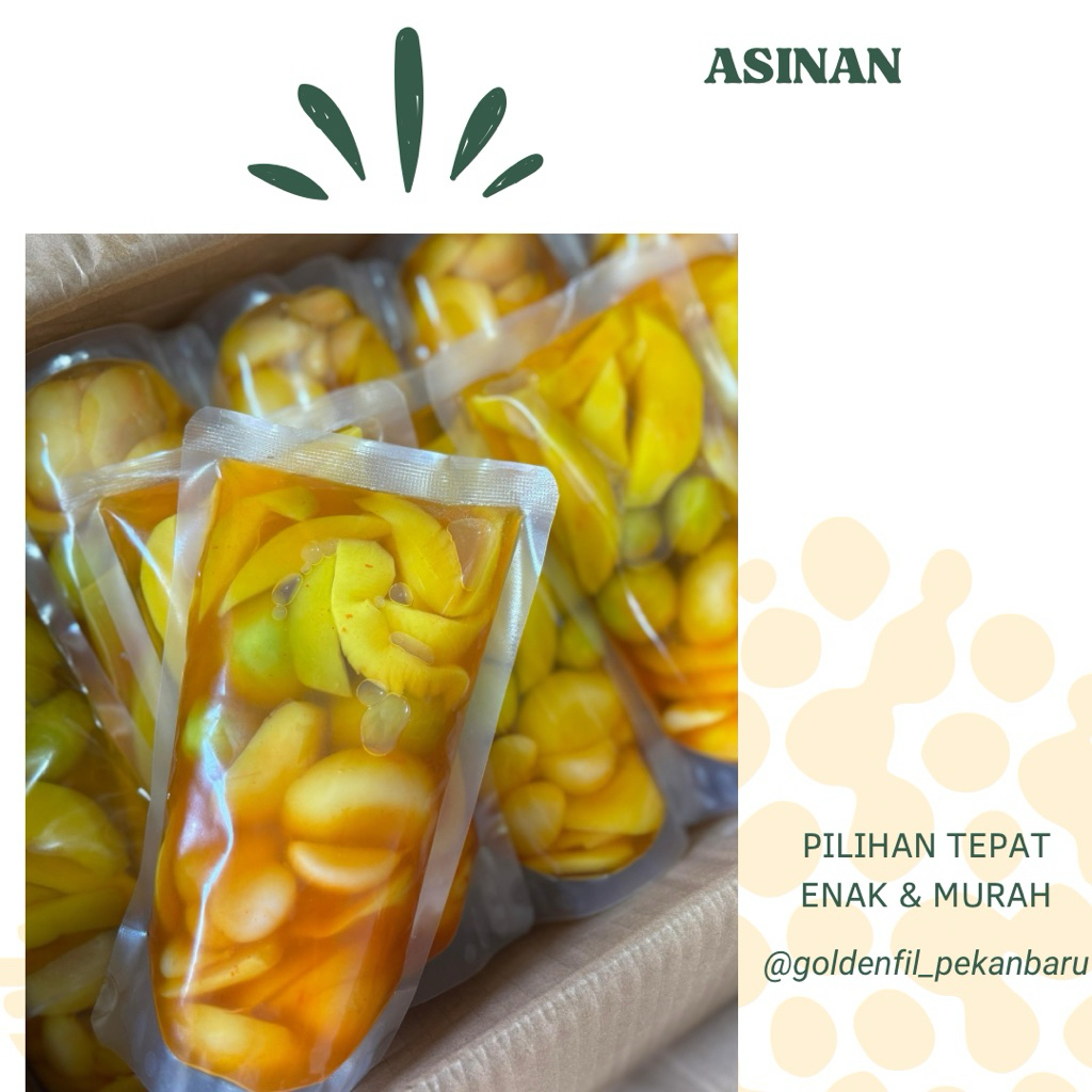 

Asinan 400ml mangga kedondong salak (free buble wrap)