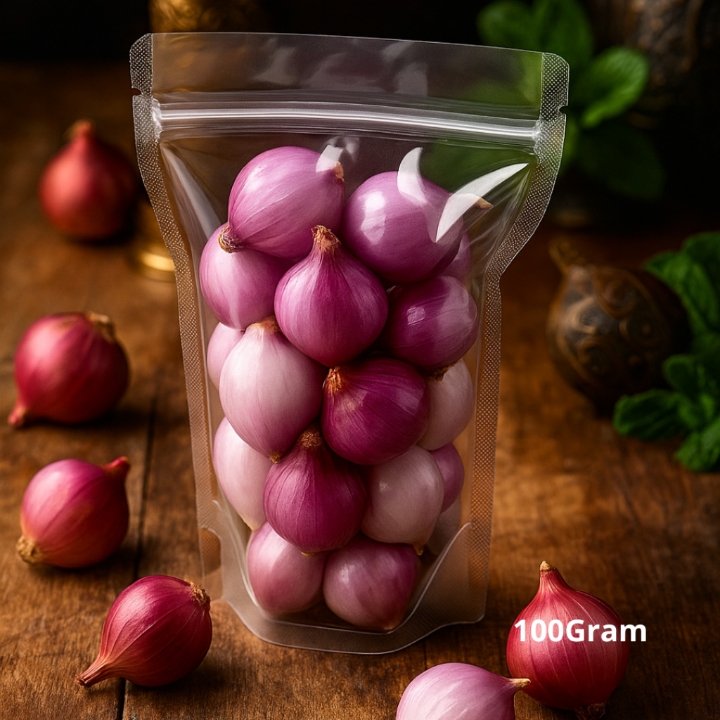 

Bawang Merah Kupas 100gr – Praktis & Segar Kualitas Super