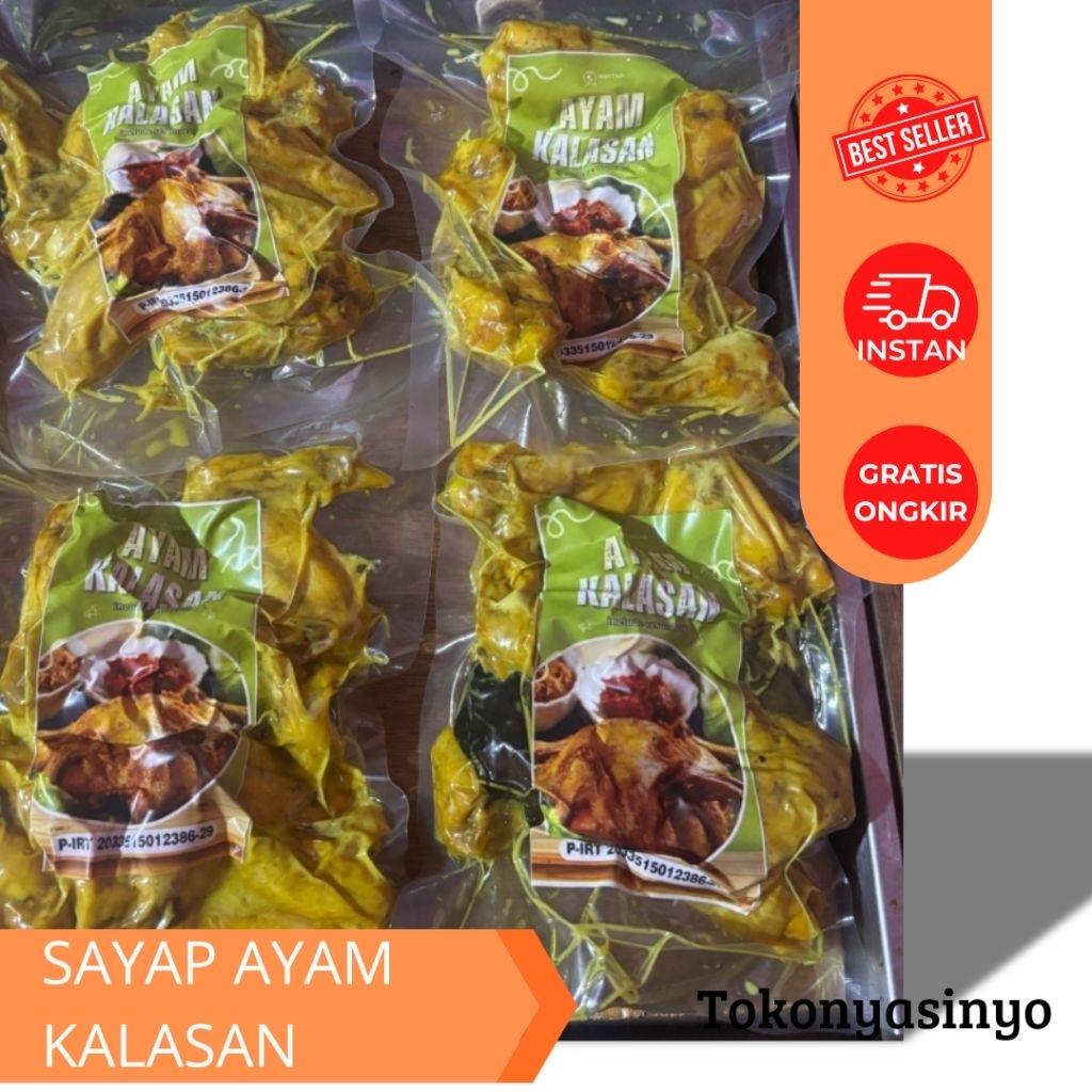 

SAYAP AYAM KALASAN SIAP GORENG ISI 6-7PCS ,SAYAP MARINASI
