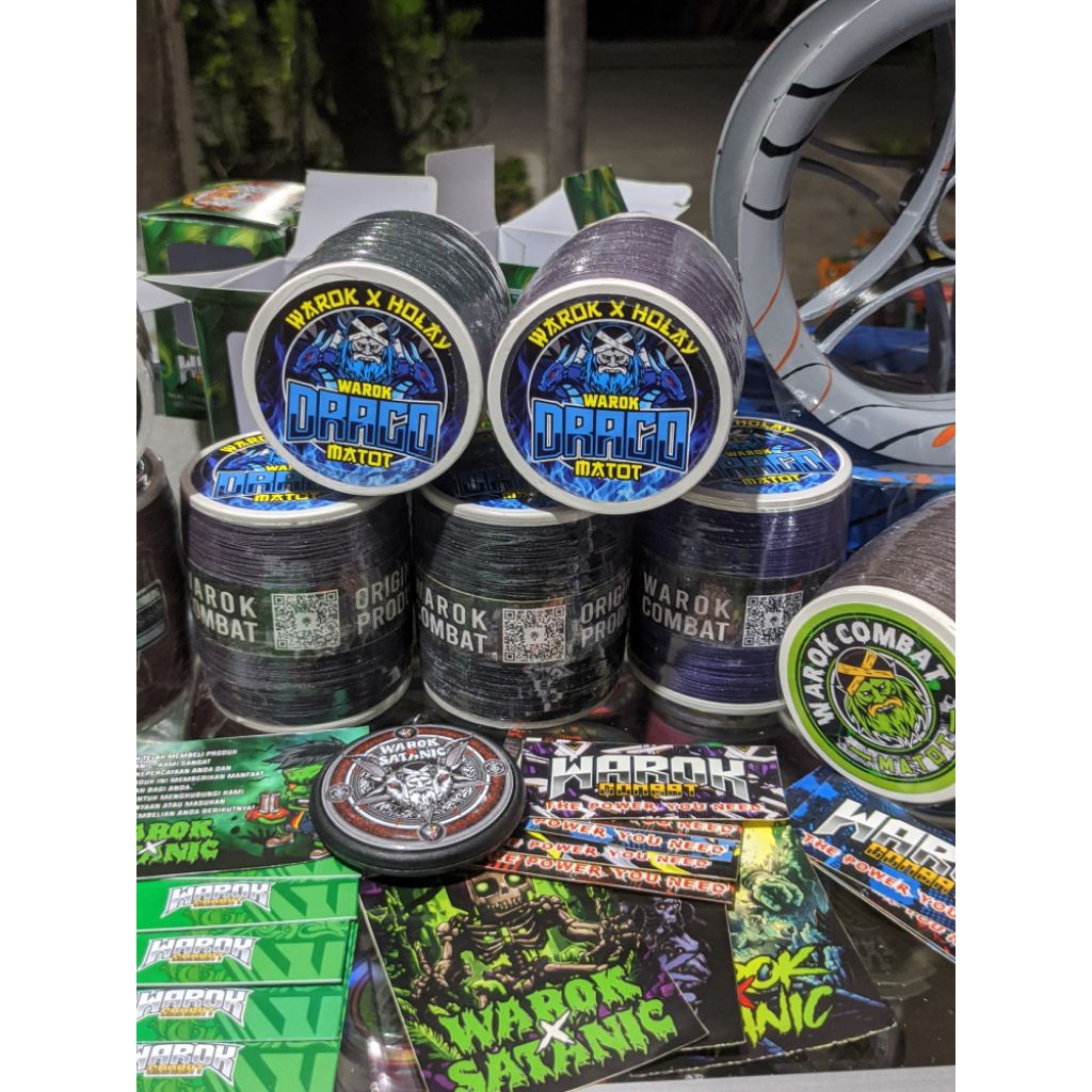 Gelasan matot warok x holay draco bahan putih 1600 yard