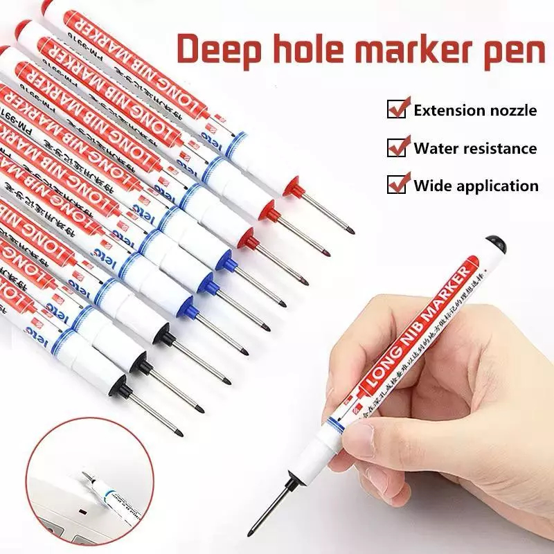 

Spidol Pertukangan Kepala Panjang / Long Nib Head Marker Waterproof Serbaguna