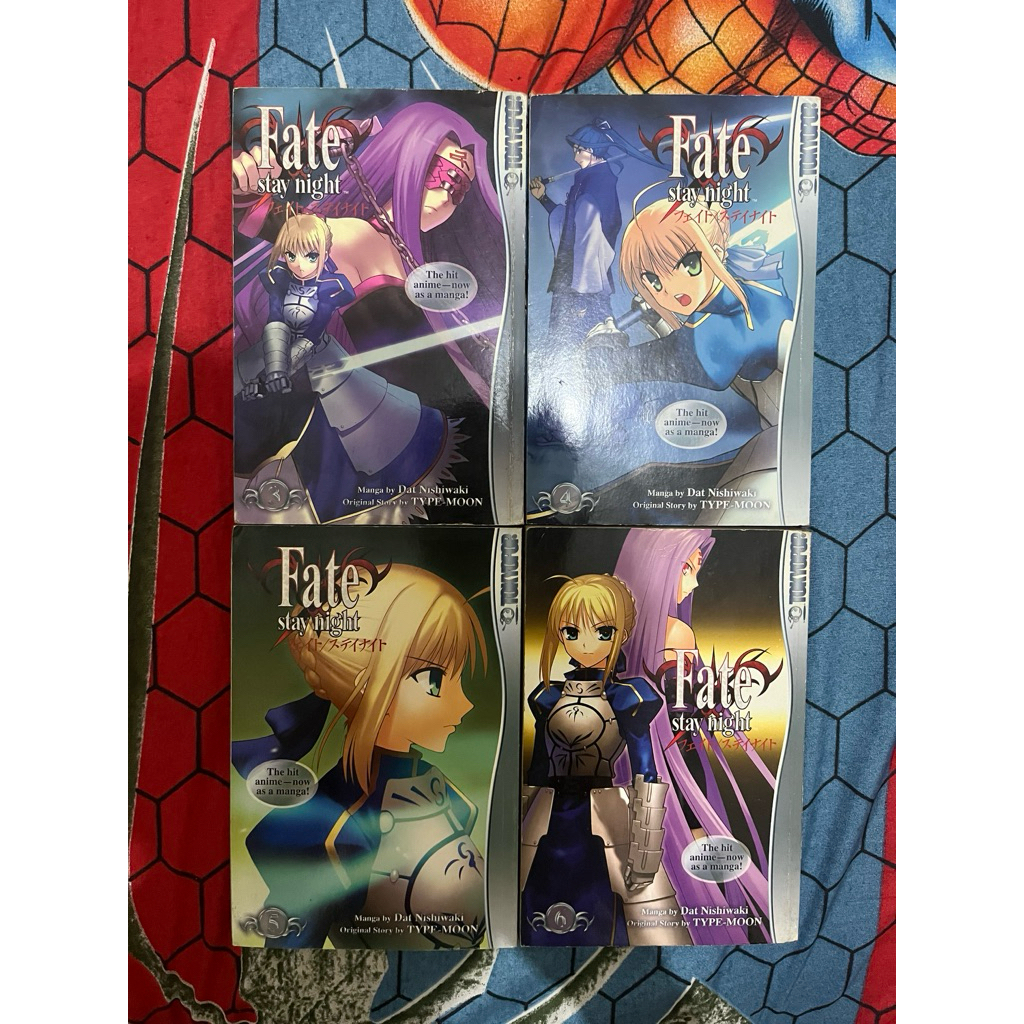 Komik import fate stay night vol 3-6 bahasa inggris tokyopop
