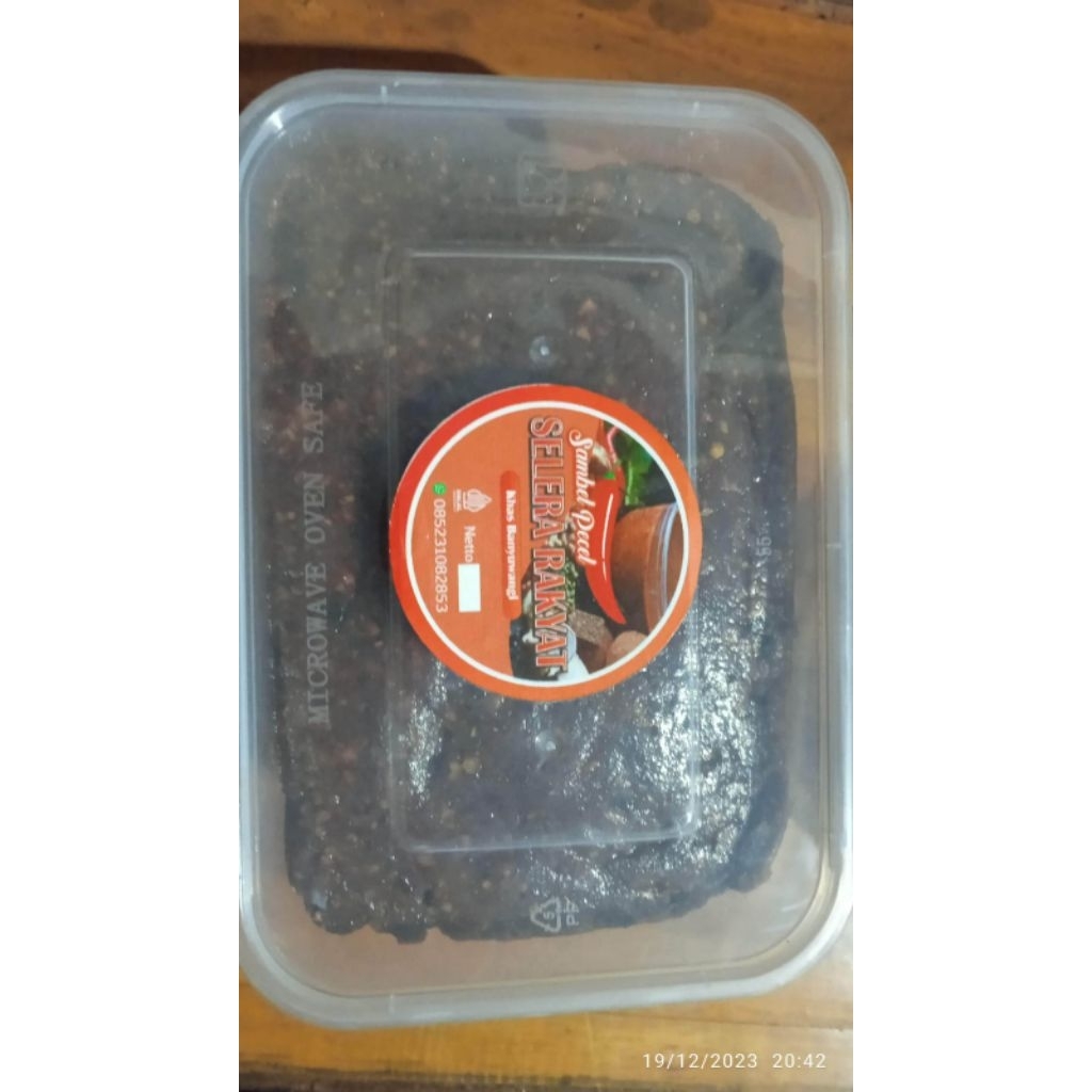 

Sambal Pecel Selera Rakyat (Kemasan 1kg)