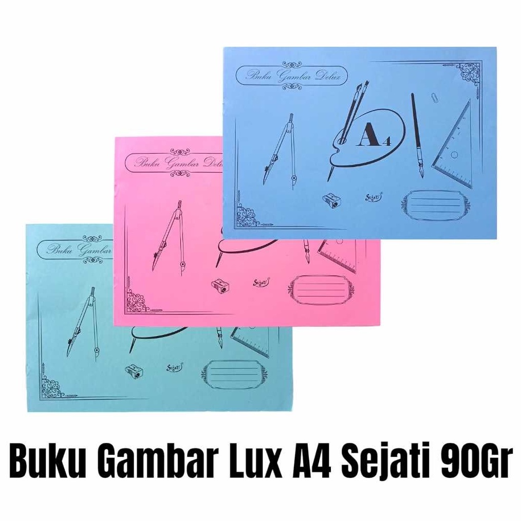 

KODE V86J Buku Gambar 9gr Lux Delux SEJATI A4 25pc