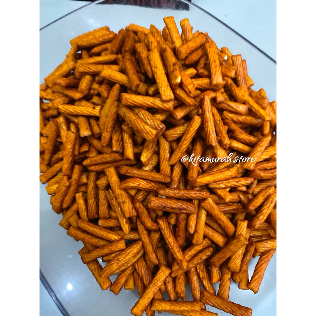 

Forcysn Stik Pangpang Pedas Manis 250 Gram / Stik Pang-Pang Pedas / Pangpang Pedas / Pang Pang Pedas