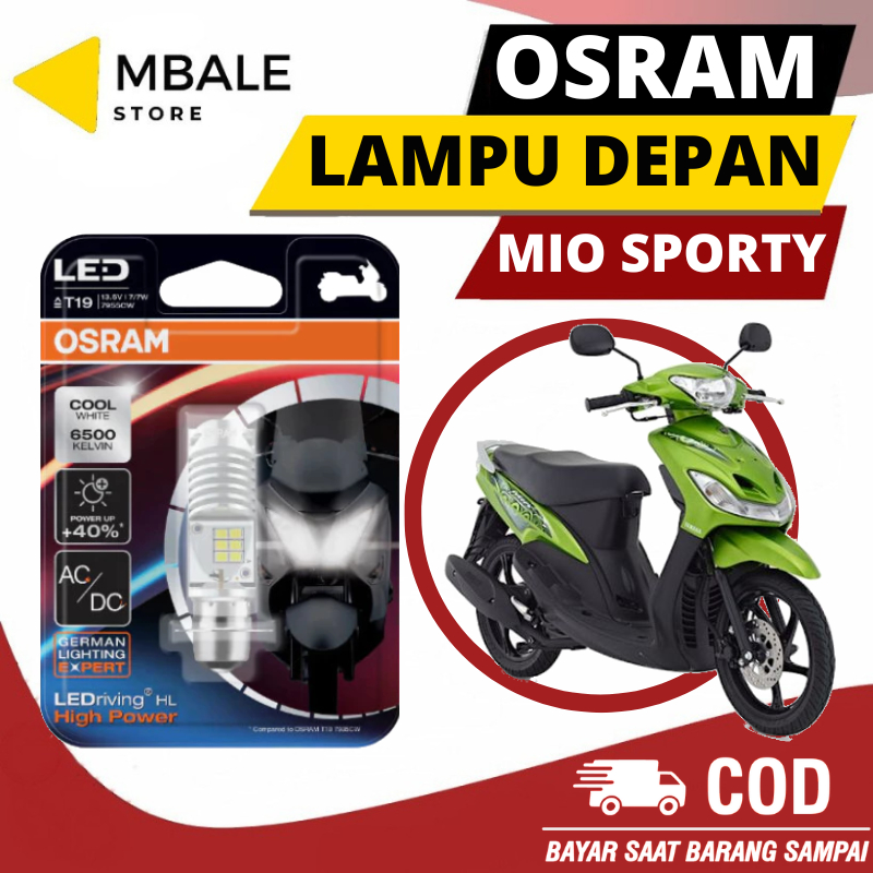 Lampu Depan LED Osram Mio Smile Mio Sporty original AC/DC
