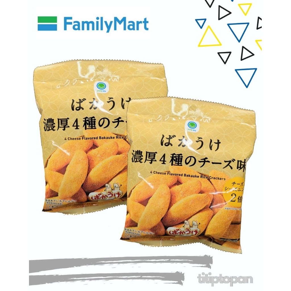

BAKAUKE RICE CRACKER 4 CHEESE FLAVOR FAMY JPN