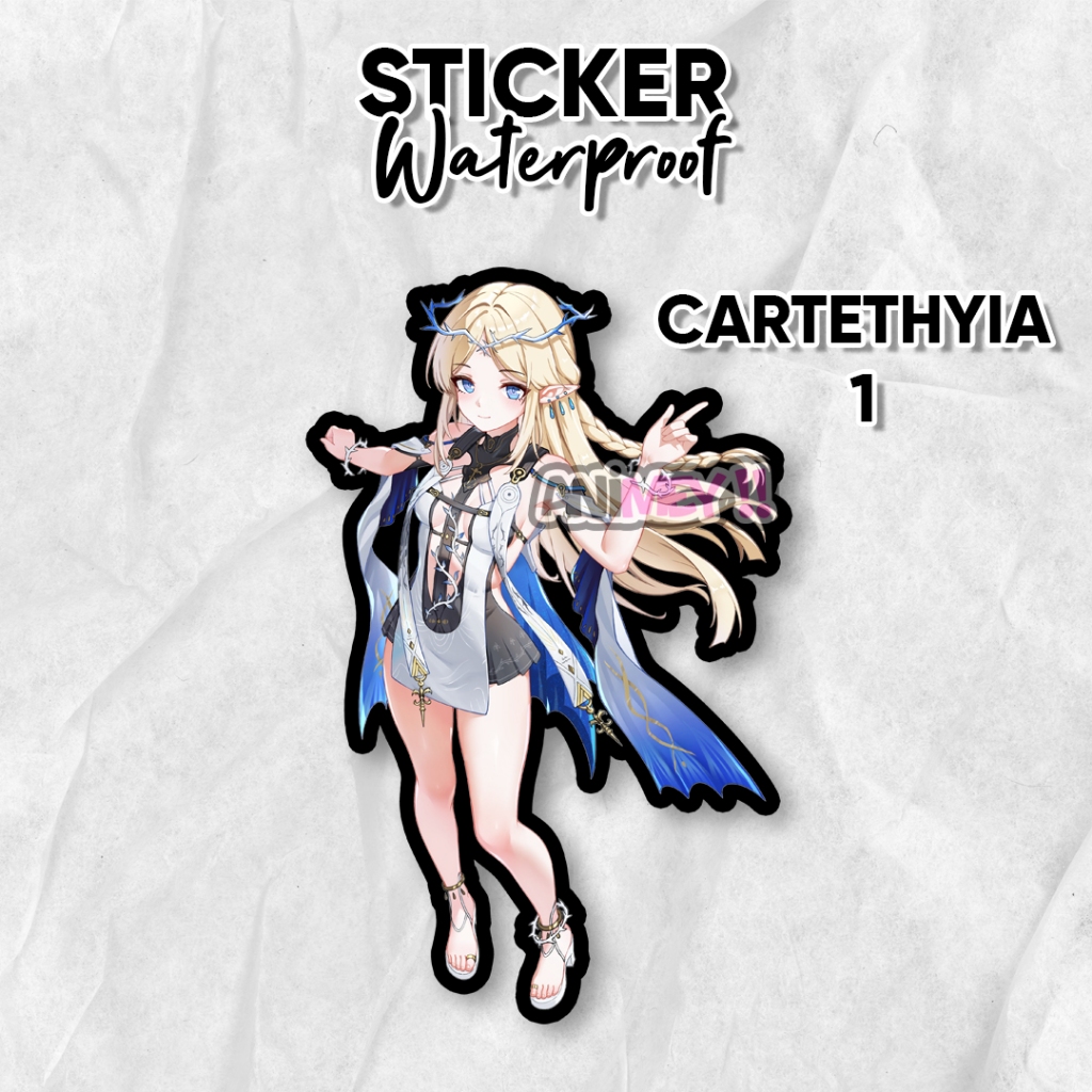 

Stiker Cartethyia Game Wuthering Waves / Sticker Anime Waterproof