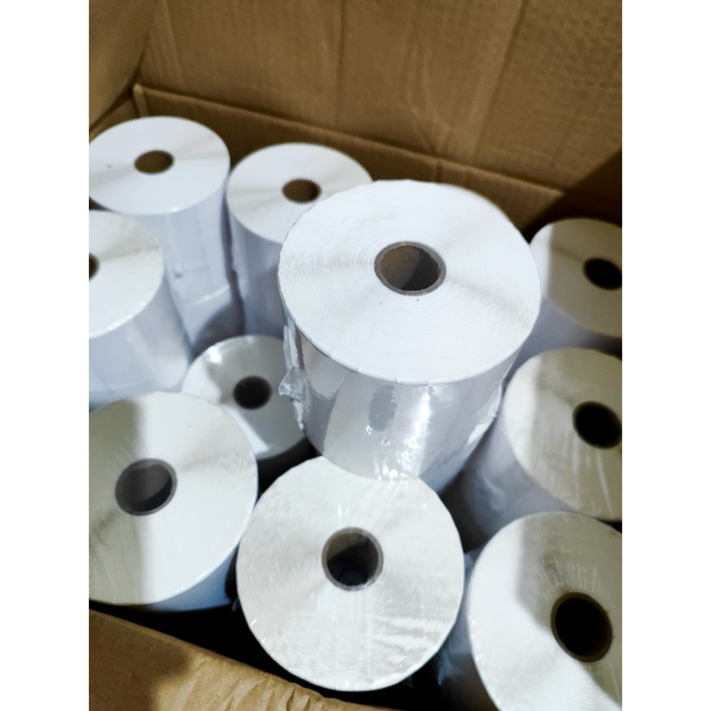 

[BISA INSTANT] Sticker Thermal 100x150 Roll isi 500pcs / Label Stiker A6 Resi Kertas Anti Air