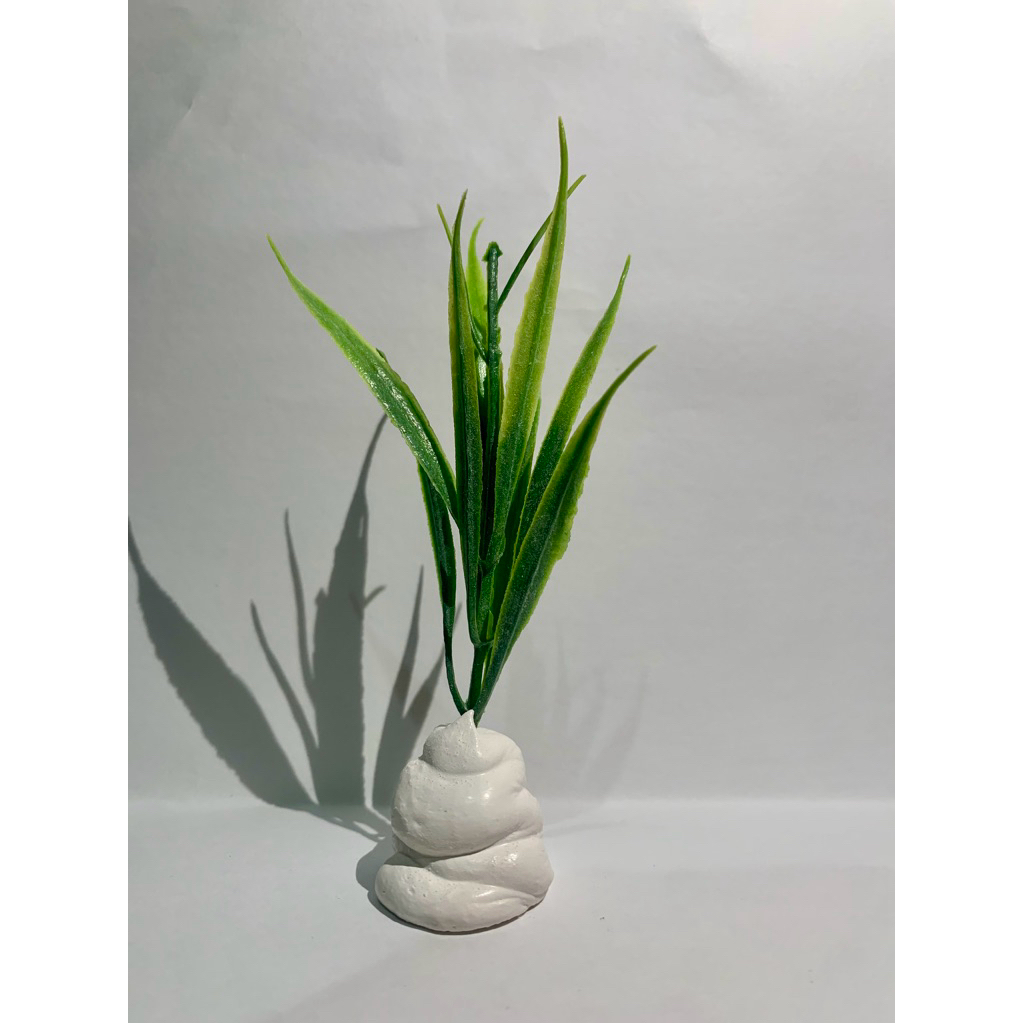 TANAMAN AIR RUMPUT PANJANG PLASTIK HIASAN AQUARIUM