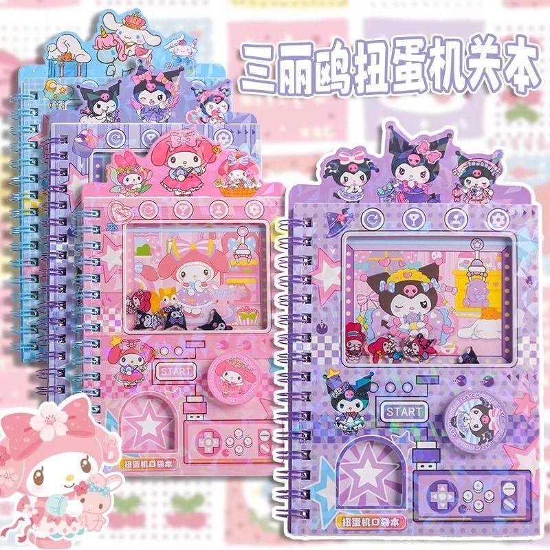 

Notebook Mini Motif Capybara Sanrio Dengan Mainan Mesin Gachapo Arcylic /Buku Tulis Lucu
