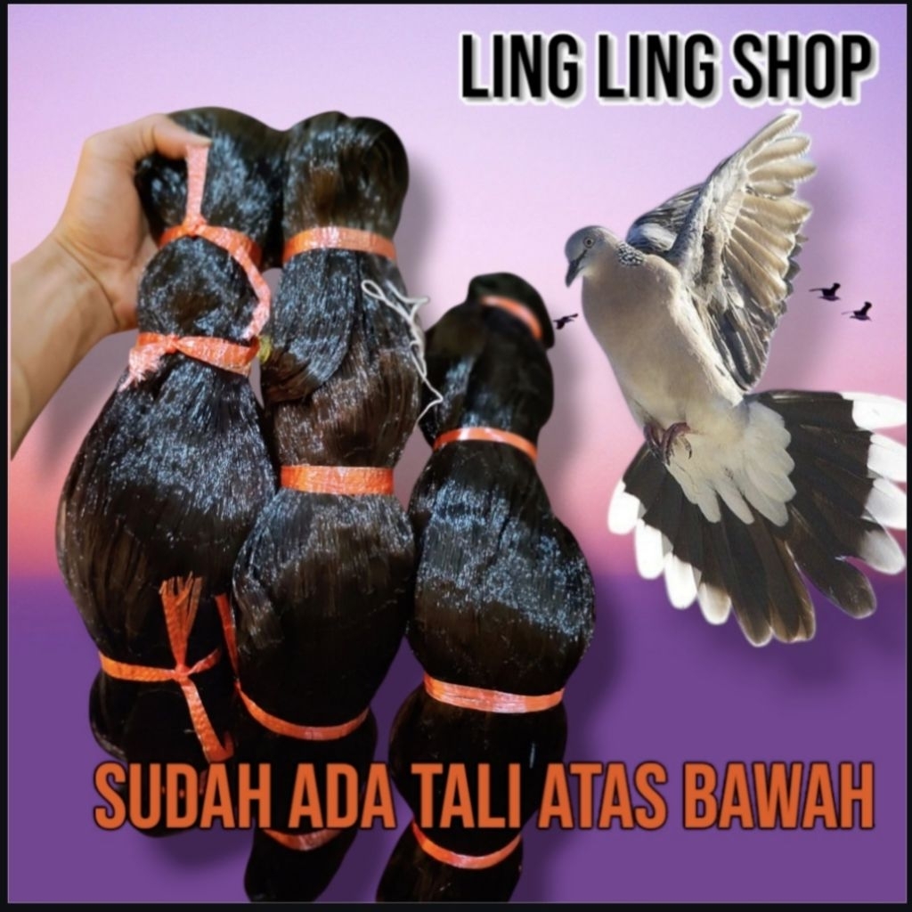 JARING BURUNG UKUR PERKUTUT PANJANG 50 M X 2 M