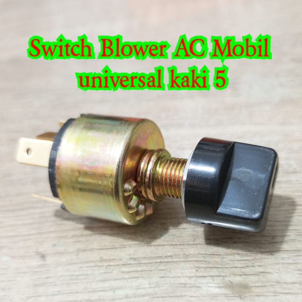SWITCH BLOWER AC MOBIL UNIVERSAL KAKI 5
