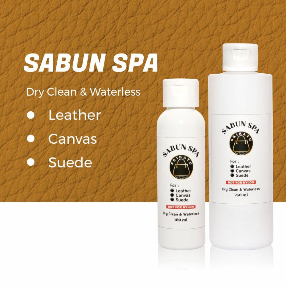 KODE S16E Pembersih Tas Kulit Sabun SPA 1ml  25ml  Sabun Pembersih Tas Kulit  Sintetis  Canvas