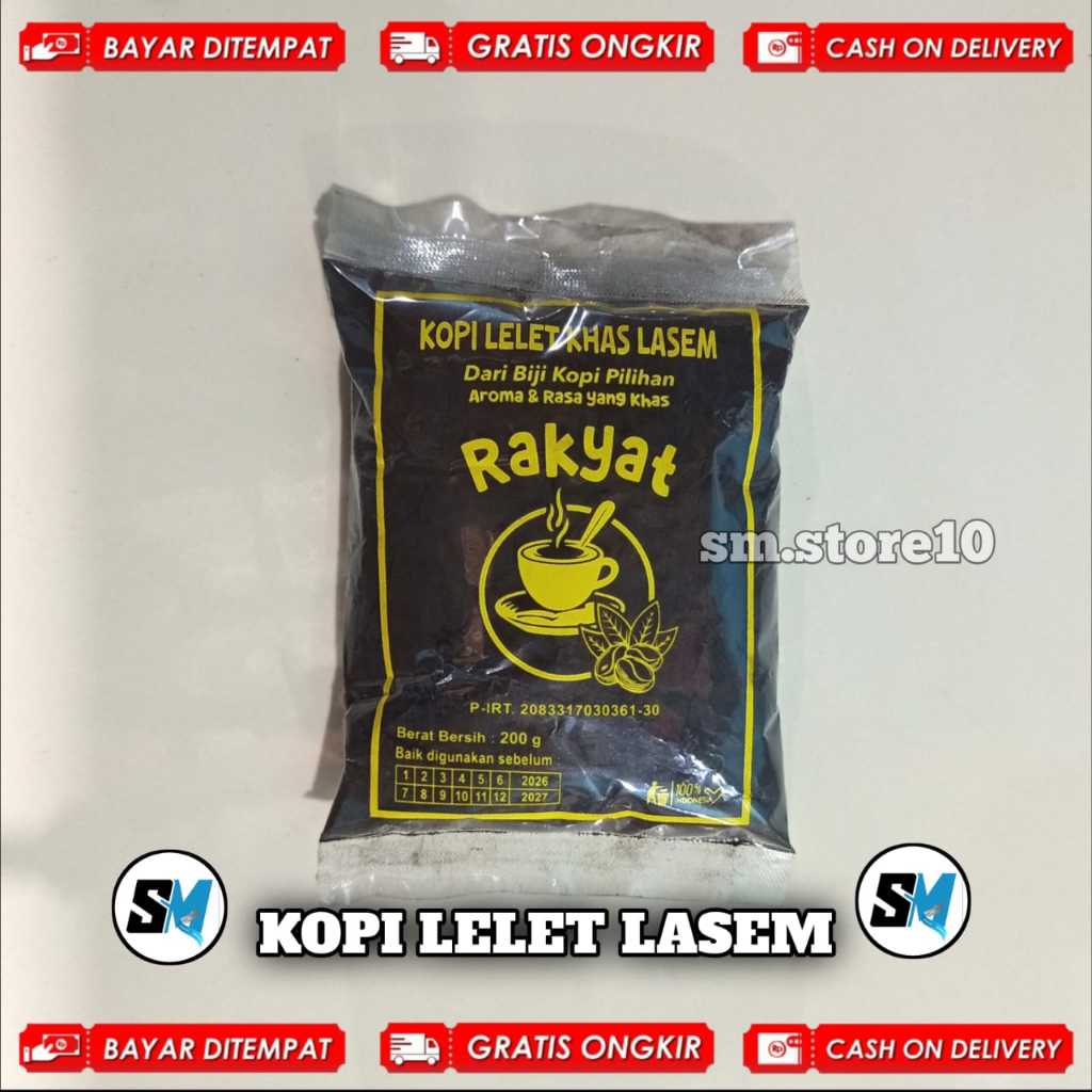 

PROMO 200 GR KOPI LELET LASEM TERLARIS TERMURAH | KOPI HITAM BUBUK ROBUSTA | BEST SELLER