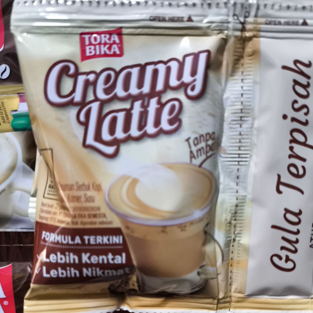 

Torabika creamy latte per rtg isi 10 bgks
