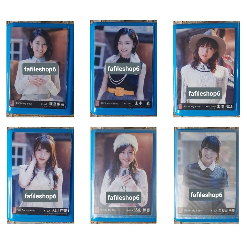 Photopack PP Photo AKB48 Watanabe Mayu NMB48 Yamamoto Sayaka SNH48 SKE48 Miyazawa Sae AKB48 Komiyama