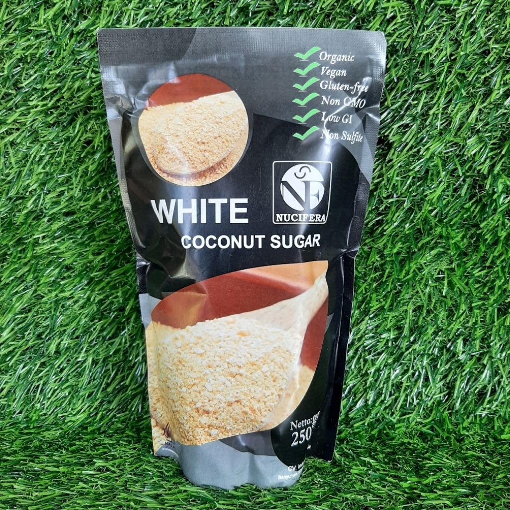 

White coconut sugar organic Nucifera 250gr