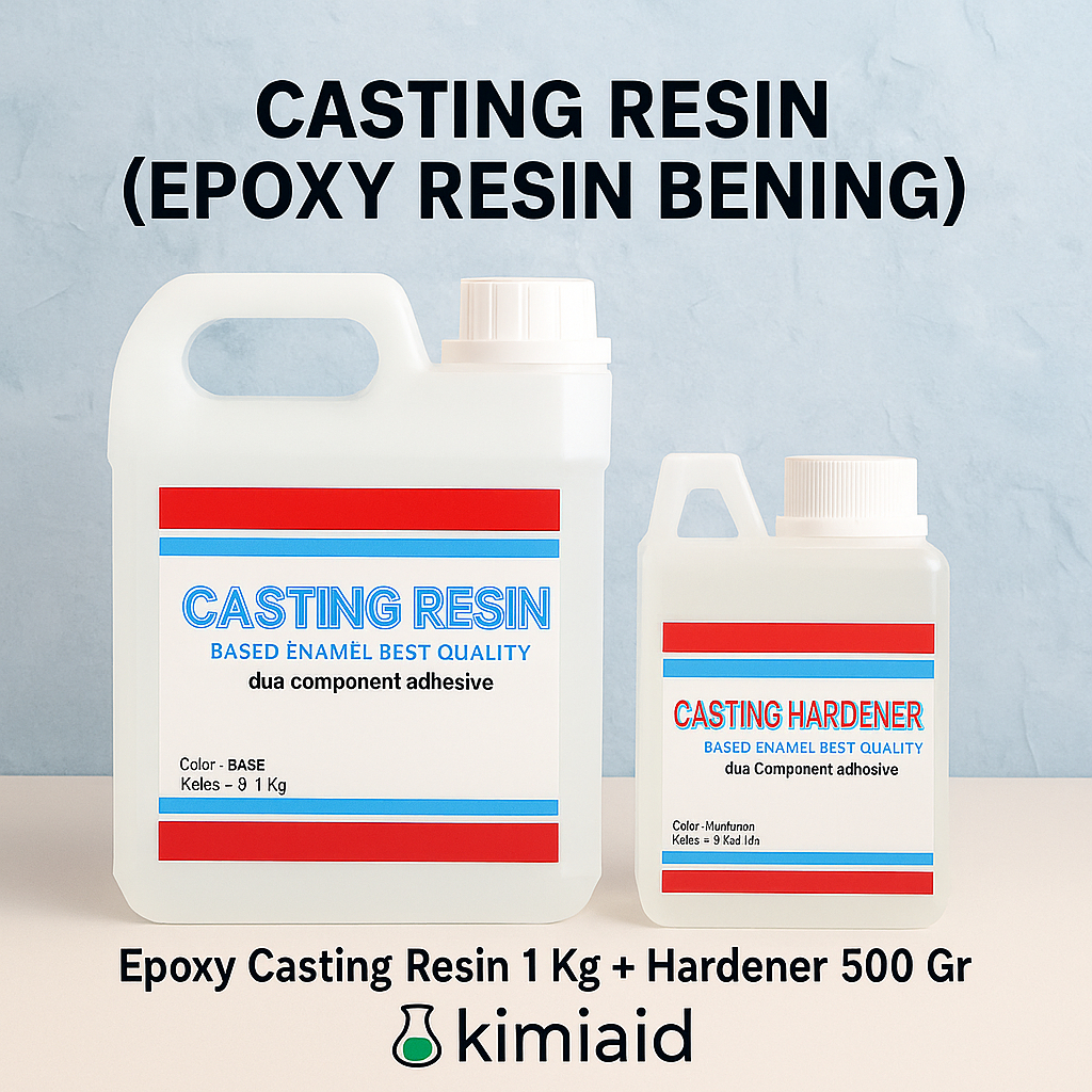 Epoxy Resin Bening 1,5 Kg - Epoxy Resin Bening 1.5 Kg - Casting Resin - Epoxy Resin Clear Bening