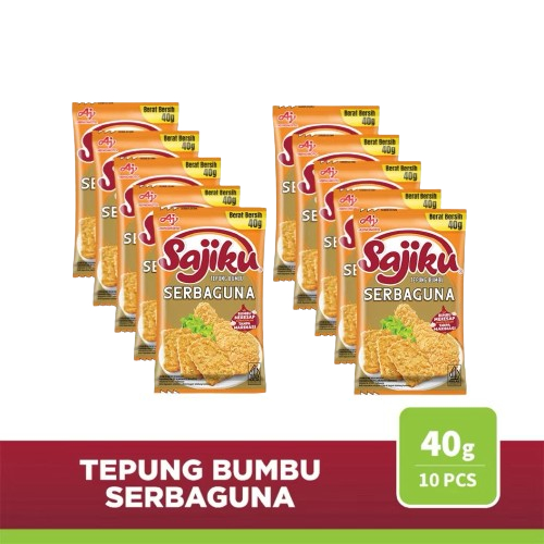 

Sajiku® Tepung Bumbu Serba Guna Sachet 40g 1 Karton (20 Renteng x 10 pcs)