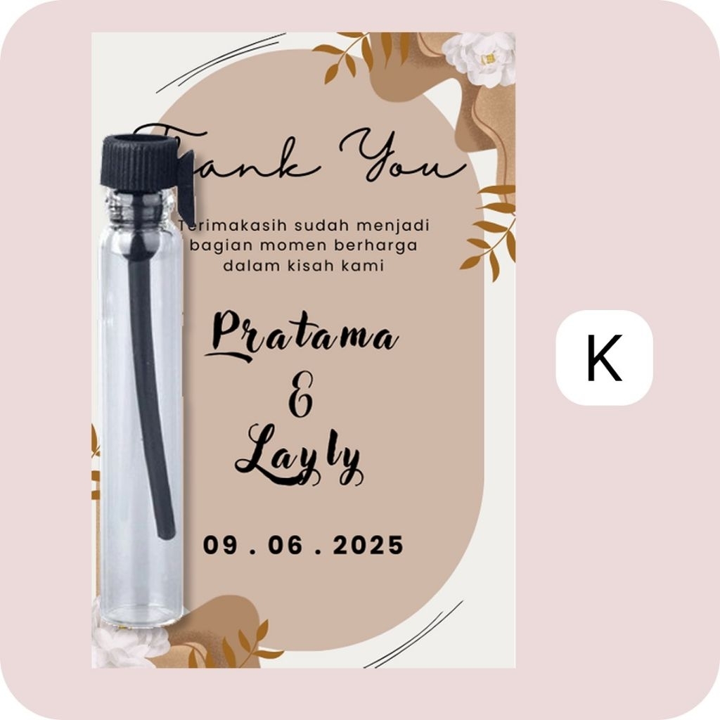 [ISI 100PCS] Souvenir Parfum Stick Lidi 2ml / Souvenir / Parfum / Souvenir Wedding / Aqiqah / Event 