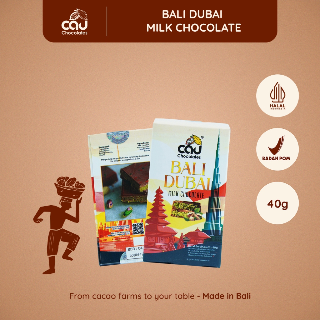 

Cau Milk Chocolate Dubai 40 Gram