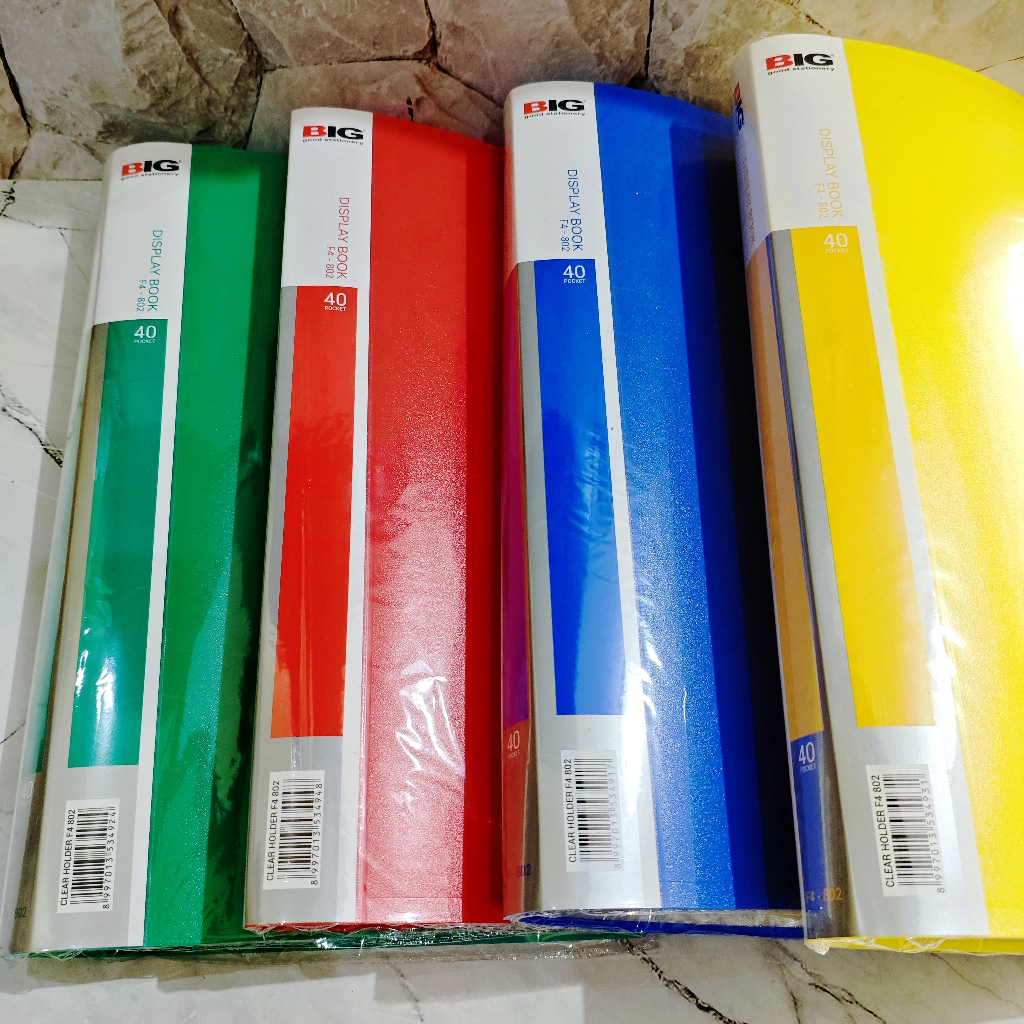 

SATUAN ( 1 BIJI ) Display Book / Document Keeper / Map Clear Holder Folio F4 Big 40 Lembar